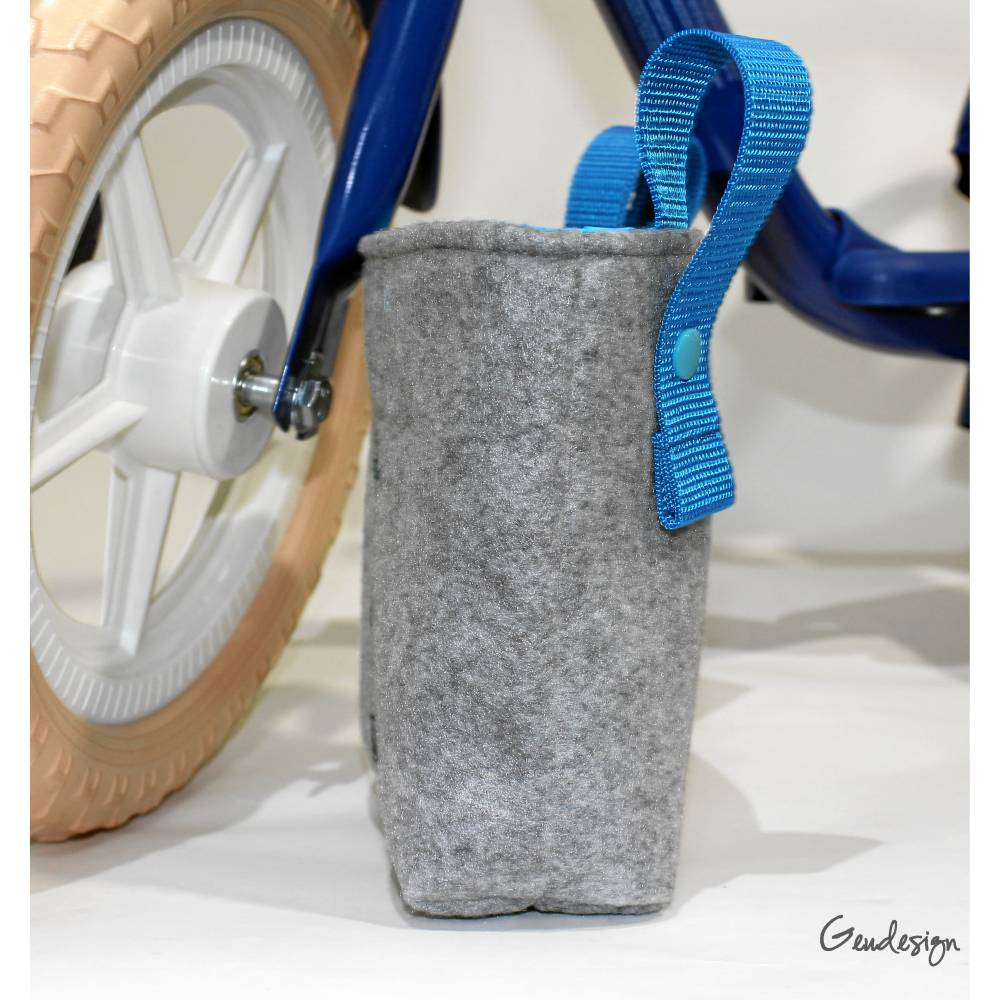 Lenkertasche "Roboter" aus Filz, personalisierbar Bild 4