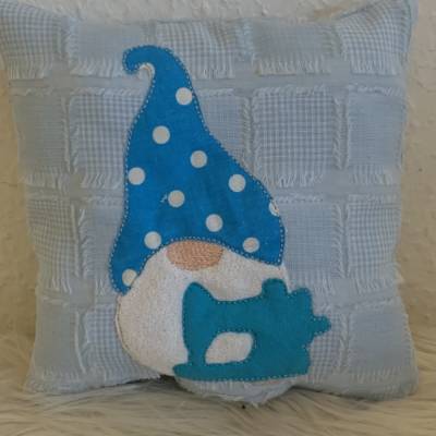 Stickdatei Doodle Wichtel mit Nähmaschine  Set 907