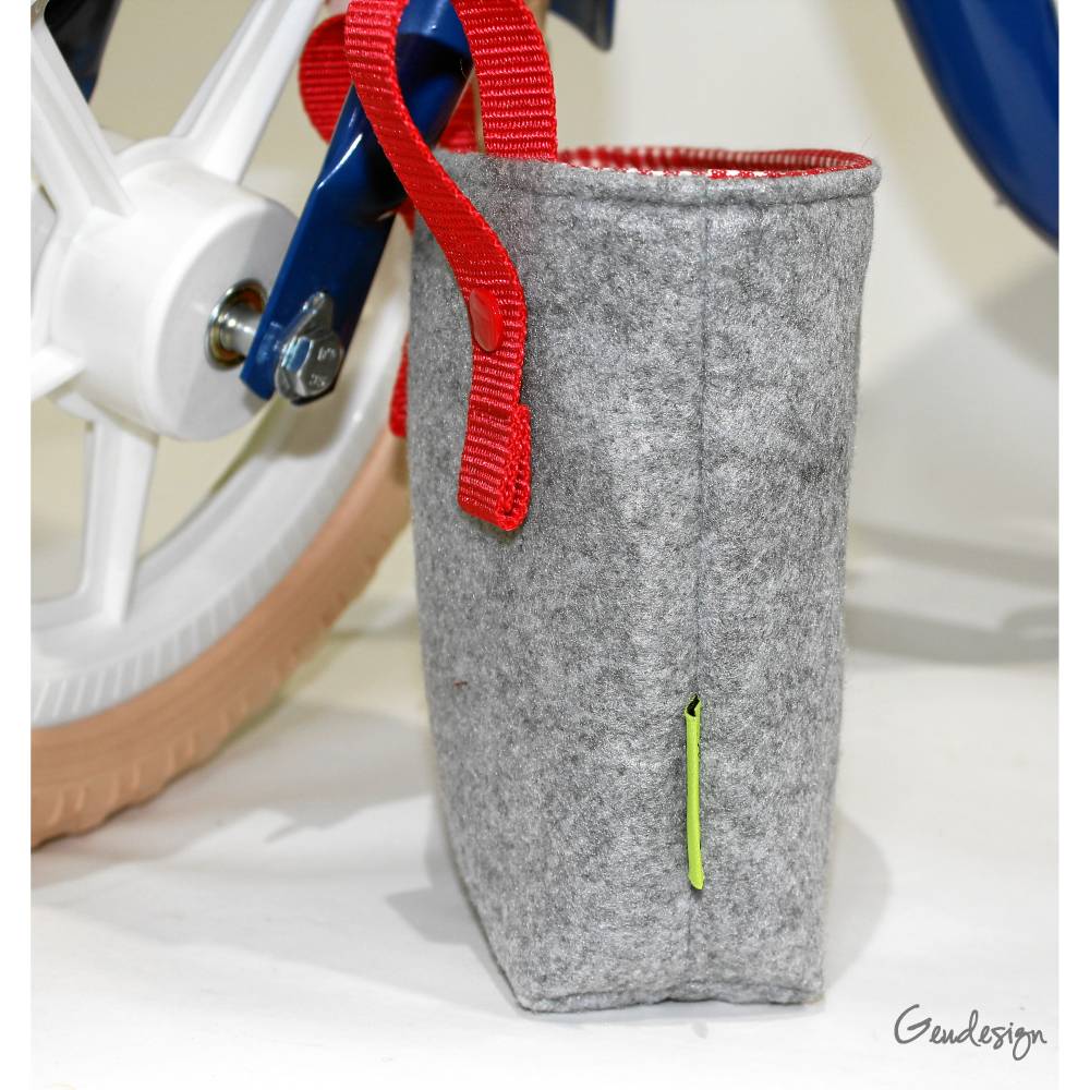 Lenkertasche "Kleiner Pirat" aus Filz, personalisierbar Bild 4