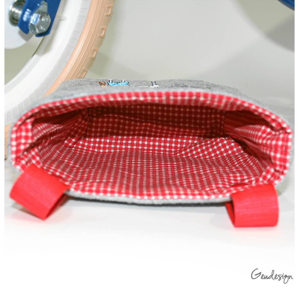 Lenkertasche "Kleiner Pirat" aus Filz, personalisierbar Bild 6
