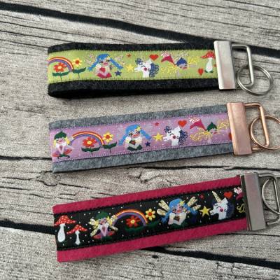 Schlüsselanhänger Filz Zwergenschön Elfen