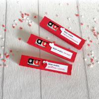 Geschenkbox für Schokoriegel * Herzensmensch * Aufmerksamkeit * Kleinigkeit * personalisiert