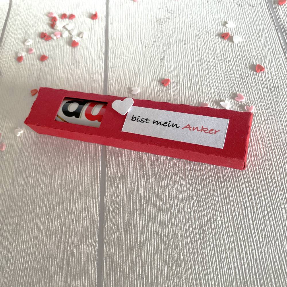 Geschenkbox für Schokoriegel * Herzensmensch * Aufmerksamkeit * Kleinigkeit * personalisiert Bild 3