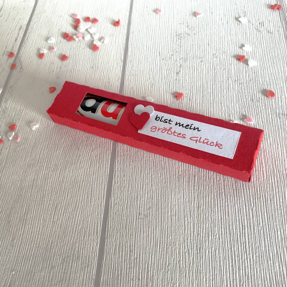 Geschenkbox für Schokoriegel * Herzensmensch * Aufmerksamkeit * Kleinigkeit * personalisiert Bild 5