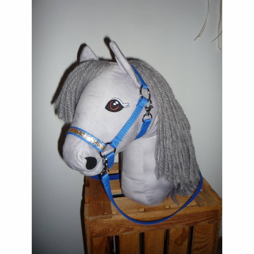 Halfter mit Zügel Hobby Horse, Hobby Horse, Halfter, Halfter mit Zügel blau Bild 1
