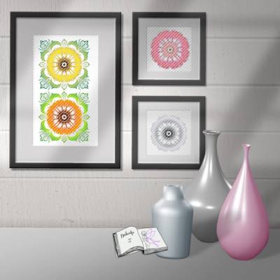 Digiset und Plott Sonnenblumenmandala