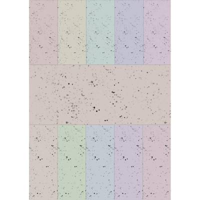 Digipapier Kleckse Punkte Pastell