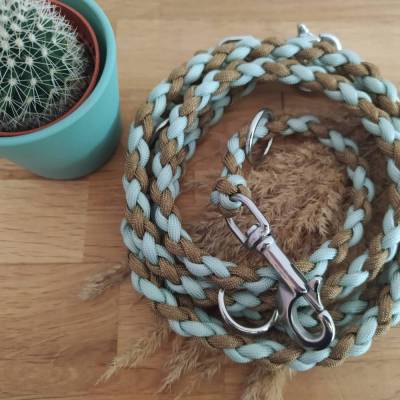 Verstellbare Leine für kleine Hunde aus Paracord, sicher und langlebig, verschiedene Längen wählbar, Art: Mini