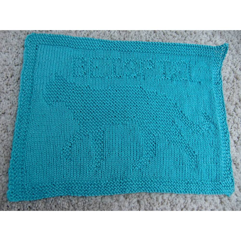 Cut & Create: DIY Strickanleitung Pfotentuch mit Wunsch-Namen (Motiv: Katze) Bild 2