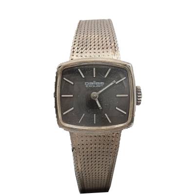 835 Silber Pallas Exquisit Damenarmbanduhr 70er Jahre