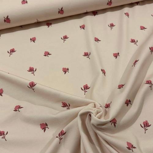 ab 50cm Jersey Granatapfel Watercolor - Aquarell Druckstoff