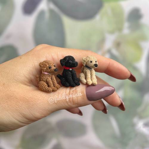 Gehäkelter Mini Labrador (microcrochet)
