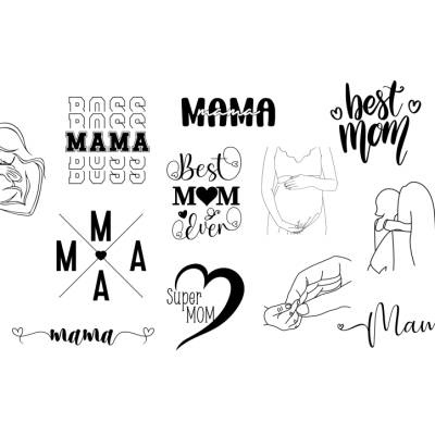 Mama Bundle Plotterdatei - SVG Download Datei - Plotterdatei - Basteln - DIY - Cricut