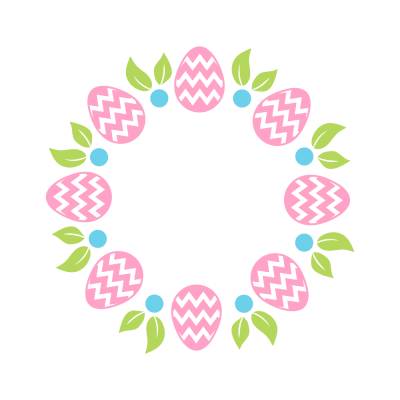 Oster Monogramm Plotterdatei - SVG Download Datei - Plotterdatei - Basteln - DIY - Cricut   