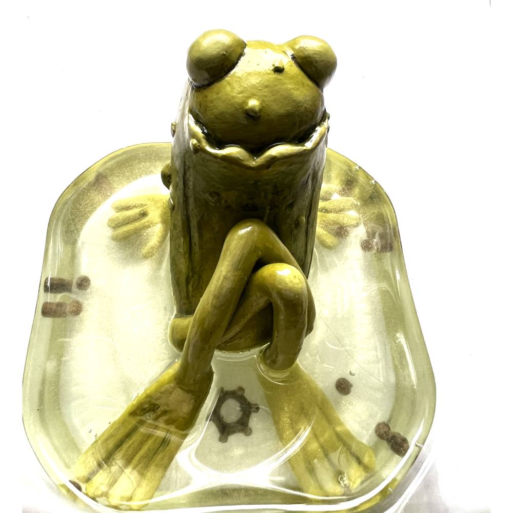 Der Spreewaldfrosch, Pickles, saure Gurken, Frosch Skulptur, Frosch im Glas, Froschkönig, Froschplastik, modellierter Fr Bild 10