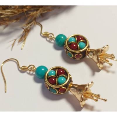 Ohrringe Handgemachte Indonesische Perlen