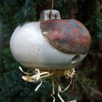 Ohrwurmkugel Insektenkugel aus Keramik frostfeste Gartenkeramik