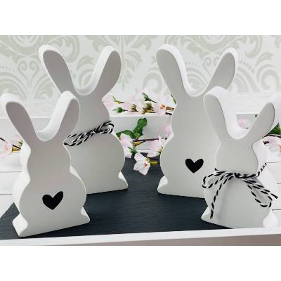 Schlichter Keraflott-Osterhase – Skandinavisches Design für Ostern