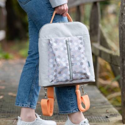 Rucksack Nevi in Grau