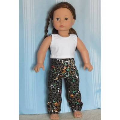 Top und Jogging Hose für Stehpuppen von 45-50 cm