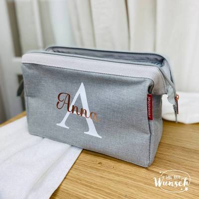 Kosmetiktasche | Personalisierter Kosmetikbeutel | Kulturbeutel | Schminktasche | Reisenthel | für die Reise | Geschenk 