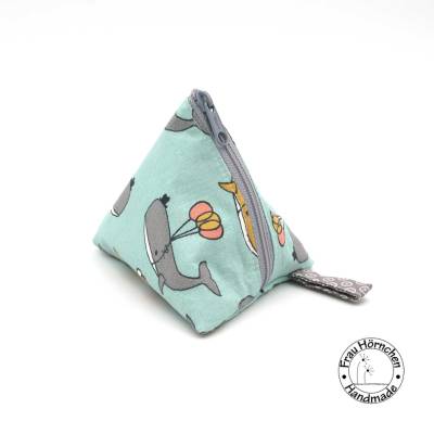 Schnullertasche * Pyramidentasche * Dreieckstasche * Wale am Ballon * verschiedene Größen