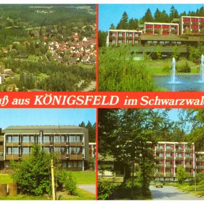 Postkarte *** KÖNIGSFELD im Schwarzwald ***
