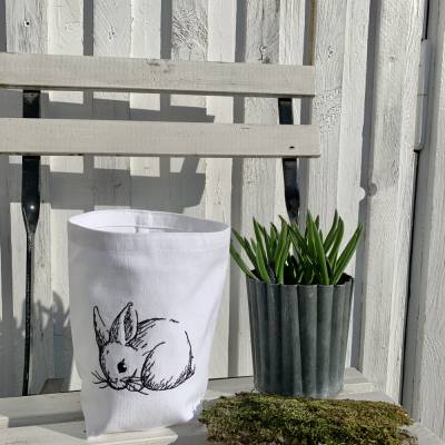 Stoffhülle Lichthülle Hase