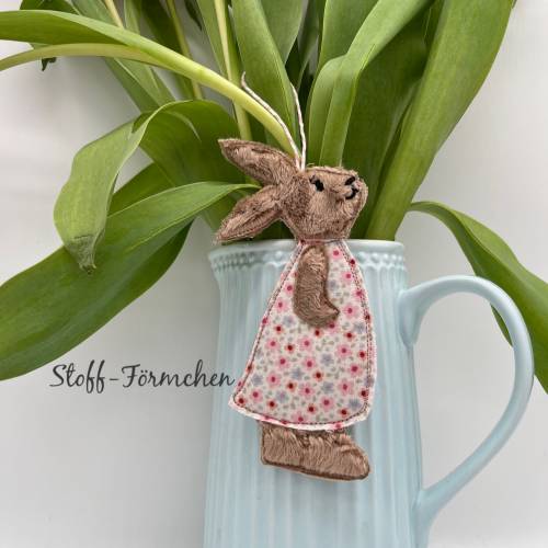 Süße Frühlings-Hasenanhänger Hasenmädchen