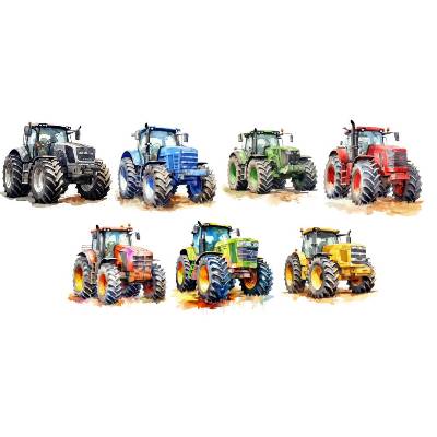 Bügelbilder Bügelmotiv Traktor Trecker Trekker Bulldog Junge Mädchen Baby Höhe 20cm