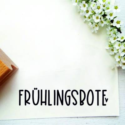 Stempel "Frühlingsbote" für Geschenkanhänger oder Osternester