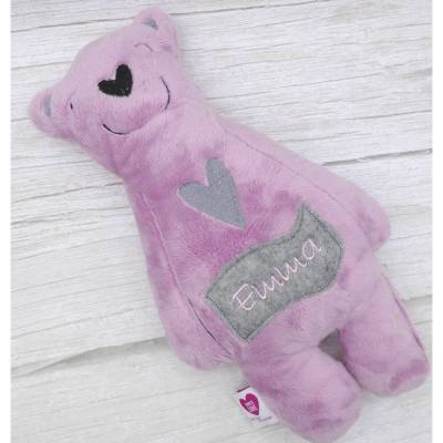 Kuscheltier  Bär  mit Wunschnamen Kuschelbär zum Liebhaben  Teddybär mit eigenem Wunschnamen  Knuddelbärchen  Geschenk f