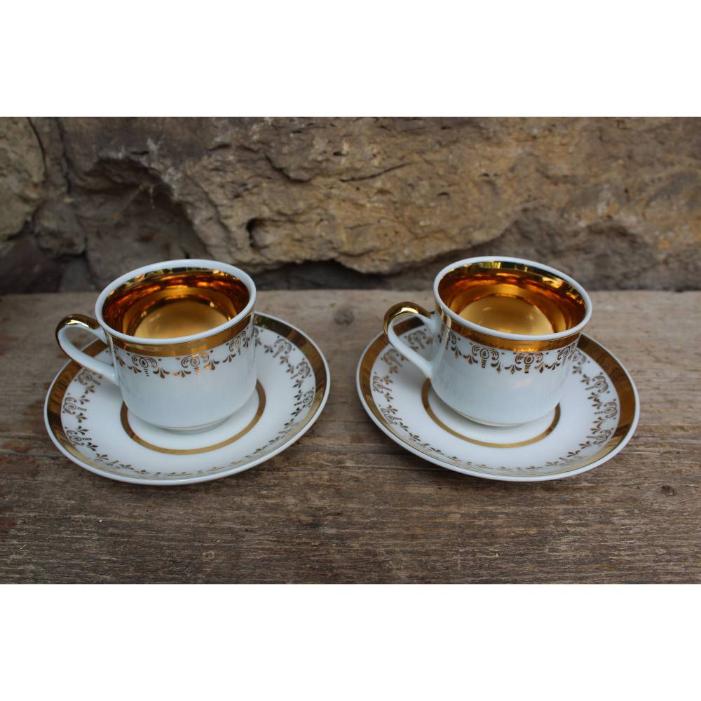 Erstaunlich Espressotassen Dickwandig Vintage Bild