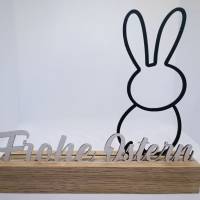 Osterdeko Osterhase Schriftzug Ostern dekorativer Schriftzug