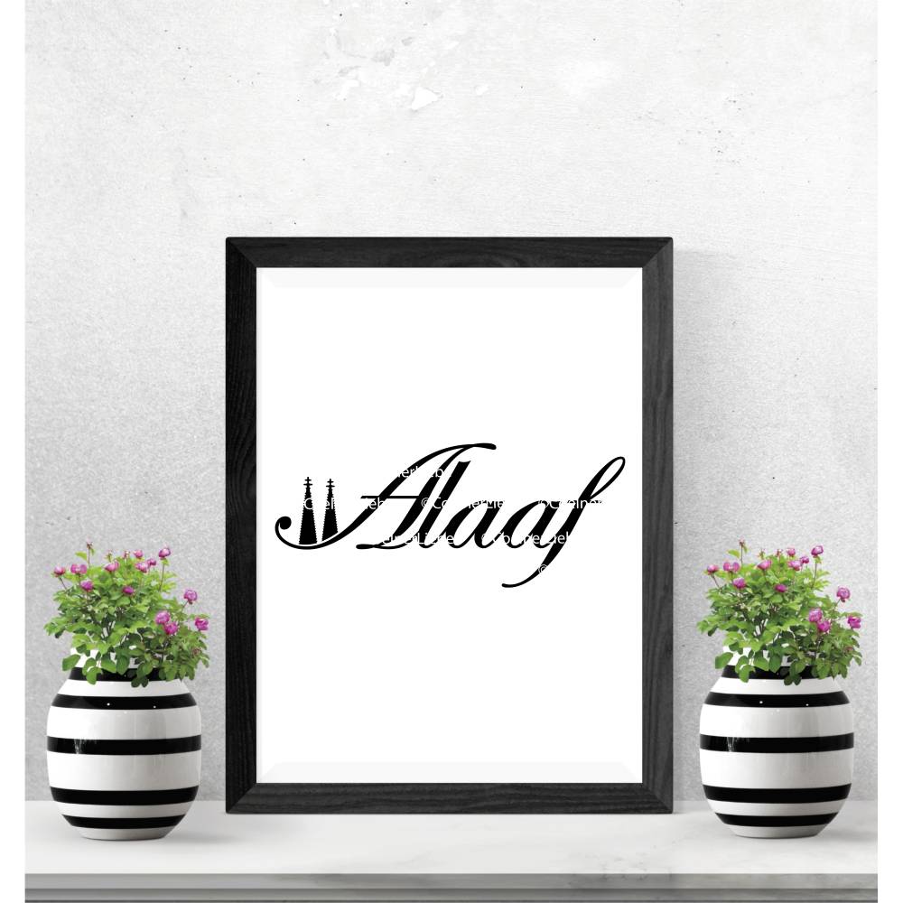 Plotterdatei „Alaaf mit Kölner Dom“ – Dein Karnevals-Design für kreative Jecken Bild 2