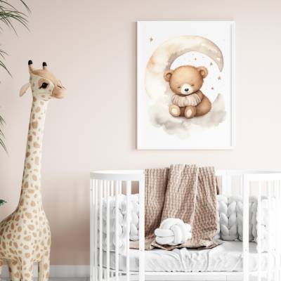 Wandbild | Bild | Kinderzimmer |Babyzimmer | Poster |DIN A4 | Dekoration 