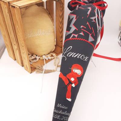 Schultüte Ninja passend zum Step by Step Ninja Yuma/ Schultüte aus Stoff
