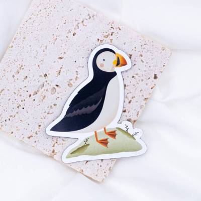 Magnet Puffin Vogel Island Kühlschrankmagnet Puffin - Geschenk Geburtstag Skandinavien - Geschenk Einweihung Magneten 