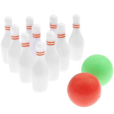 Miniatur Bowling-Set 12-teilig