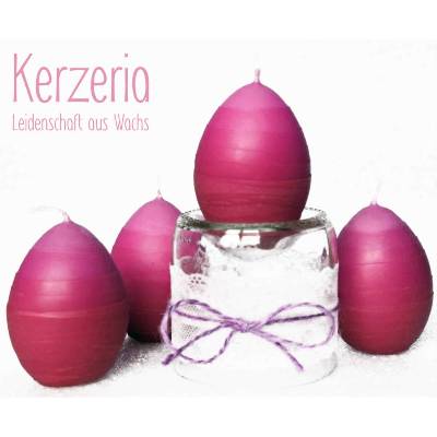 PinkRot Ostereikerze