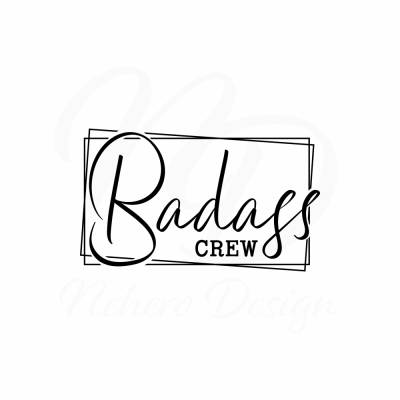Plotterdatei Badass Crew DIY Camping Urlaub Geburtstag Digitale Datei SVG  - freie Kleingewerbliche Nutzung inklusive