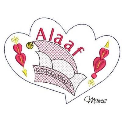 *  Alaaf + Helau ITH Stickdatei  *  10 verschiedene Dateien für Karneval, Fasching