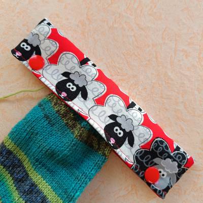 Nadelgarage, Nadelsafe, Nadelspiel Garage, Nadelspiel Safe, Nadeltasche für 15 cm Nadeln, Rundstricknadel Safe