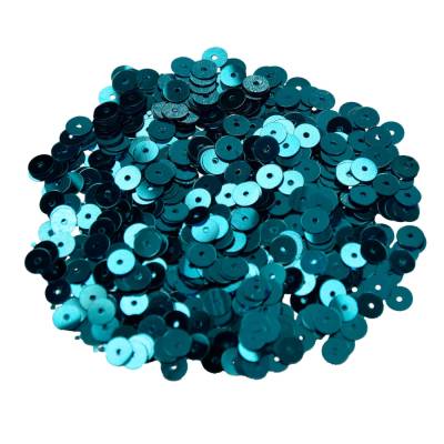 Pailletten türkis flach 6mm