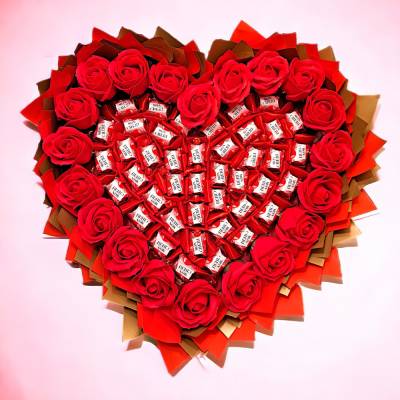 Essbarer Blumenstrauß - Mon Cheri Love