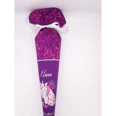 Schultüte Einhorn passend zum Step by Step Butterfly Night/ Schultüte aus Stoff