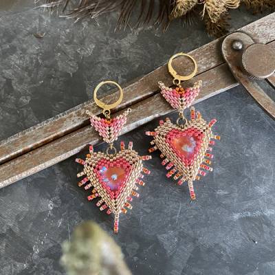 !Kundenbestellung! Ohrhänger • F r ï d a • mï Corazón • außergewöhnlicher Hingucker am Ohr