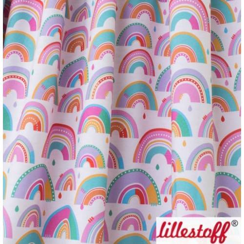 KLEID mit Rüschensaum aus BIO Baumwolle RAINBOW Bild 4