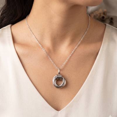 Kette, Edelstahl, Ringe