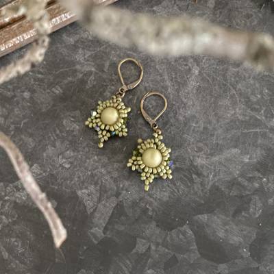 Blumiger Ohrhänger • Jardin • leicht und angenehm zu tragen, blumig, Blume, Bloom,Blüte